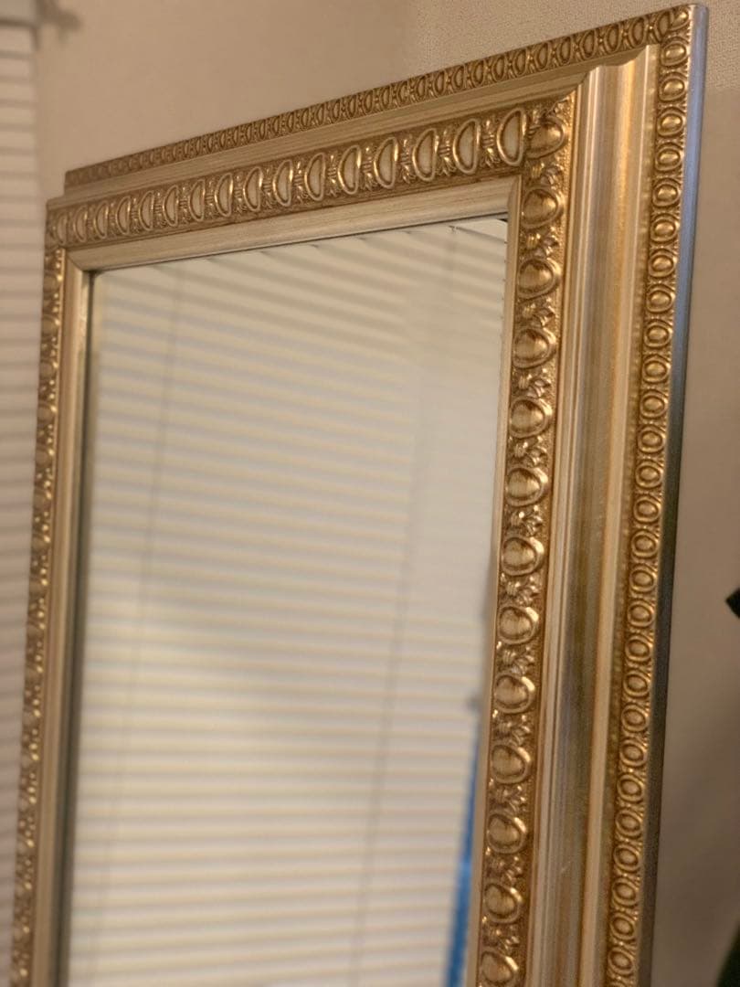 arne アンティーク調　全身鏡　姿見　シャンパンゴールド