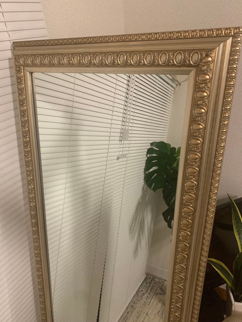 arne アンティーク調　全身鏡　姿見　シャンパンゴールド