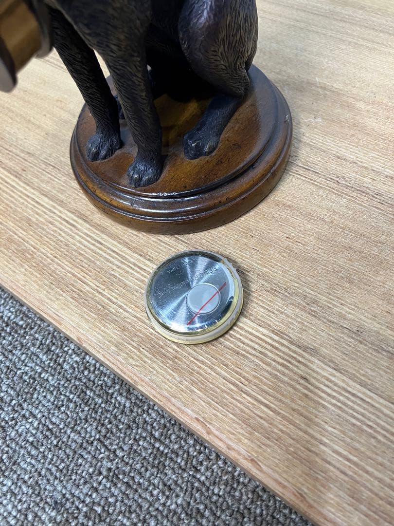 ブロンズ 犬 時計