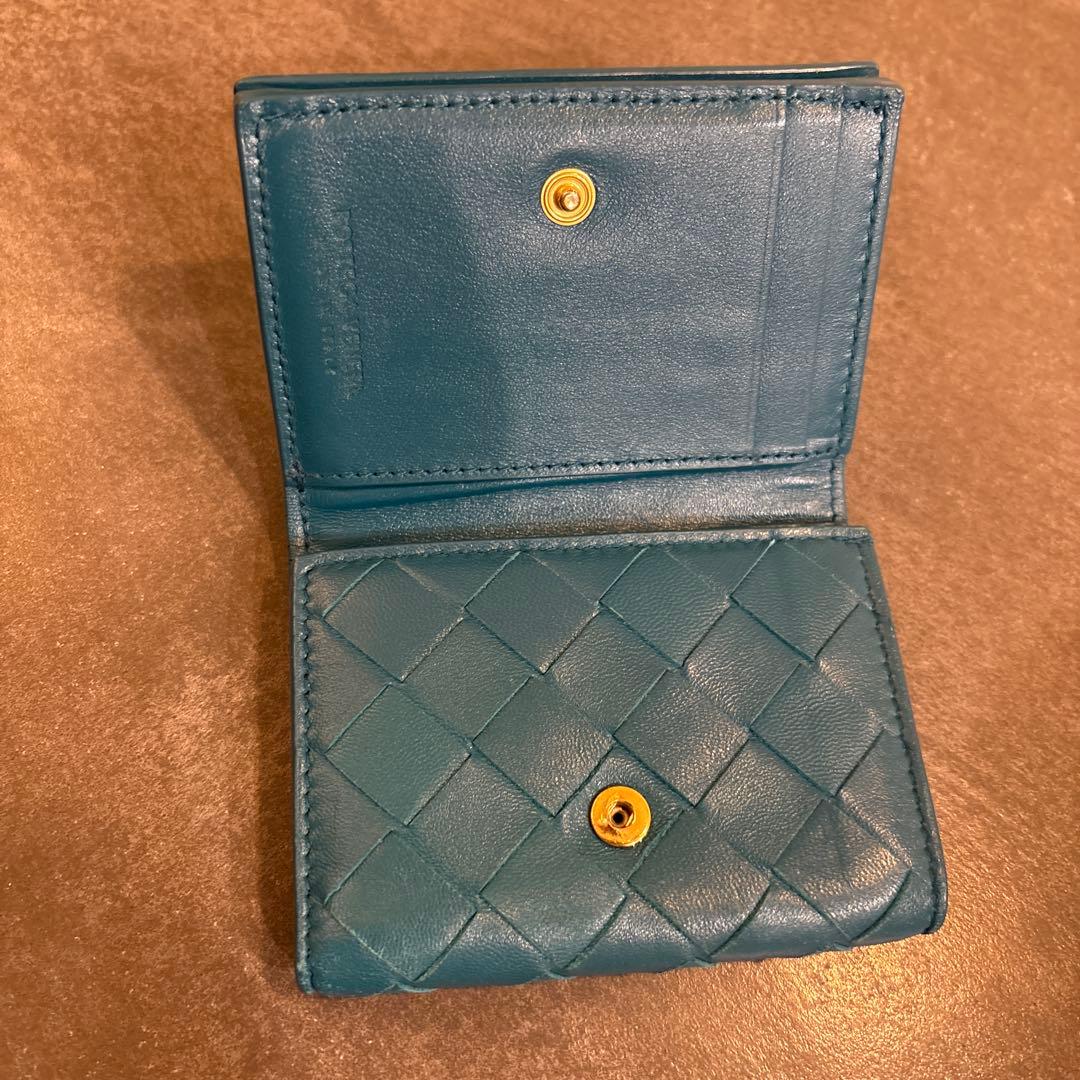 ボッテガヴェネタ イントレチャート レザー 三つ折り 財布 ウォレット