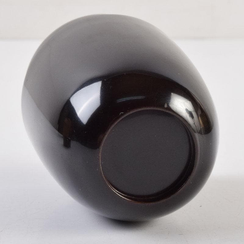 茶道具　黒漆　棗　時代箱付　V　9031