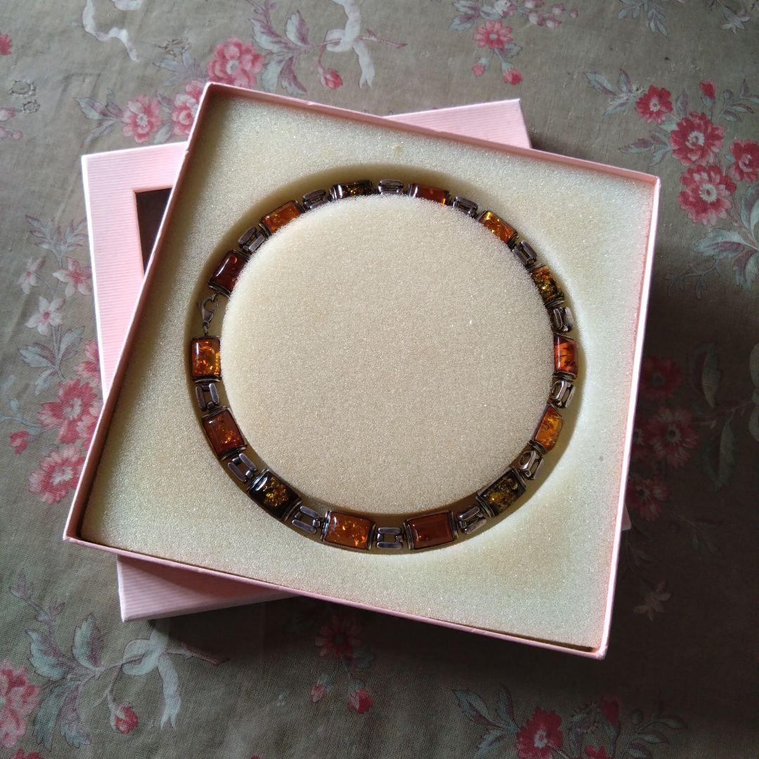 ❗SALE❗アンティーク琥珀チョーカーネックレス35000円→29000円❗