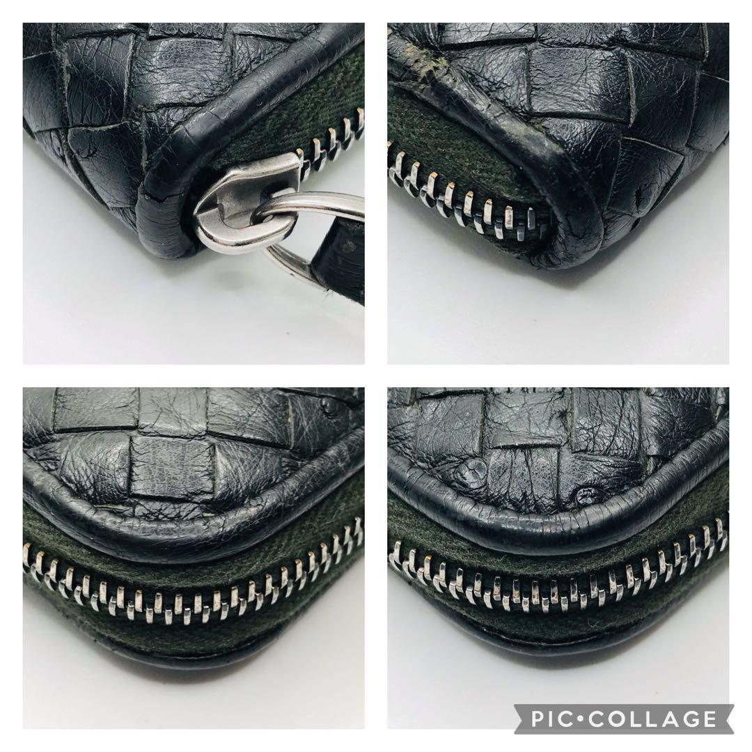 極美品✨BOTTEGA VENETA オーストリッチ イントレチャート 長財布