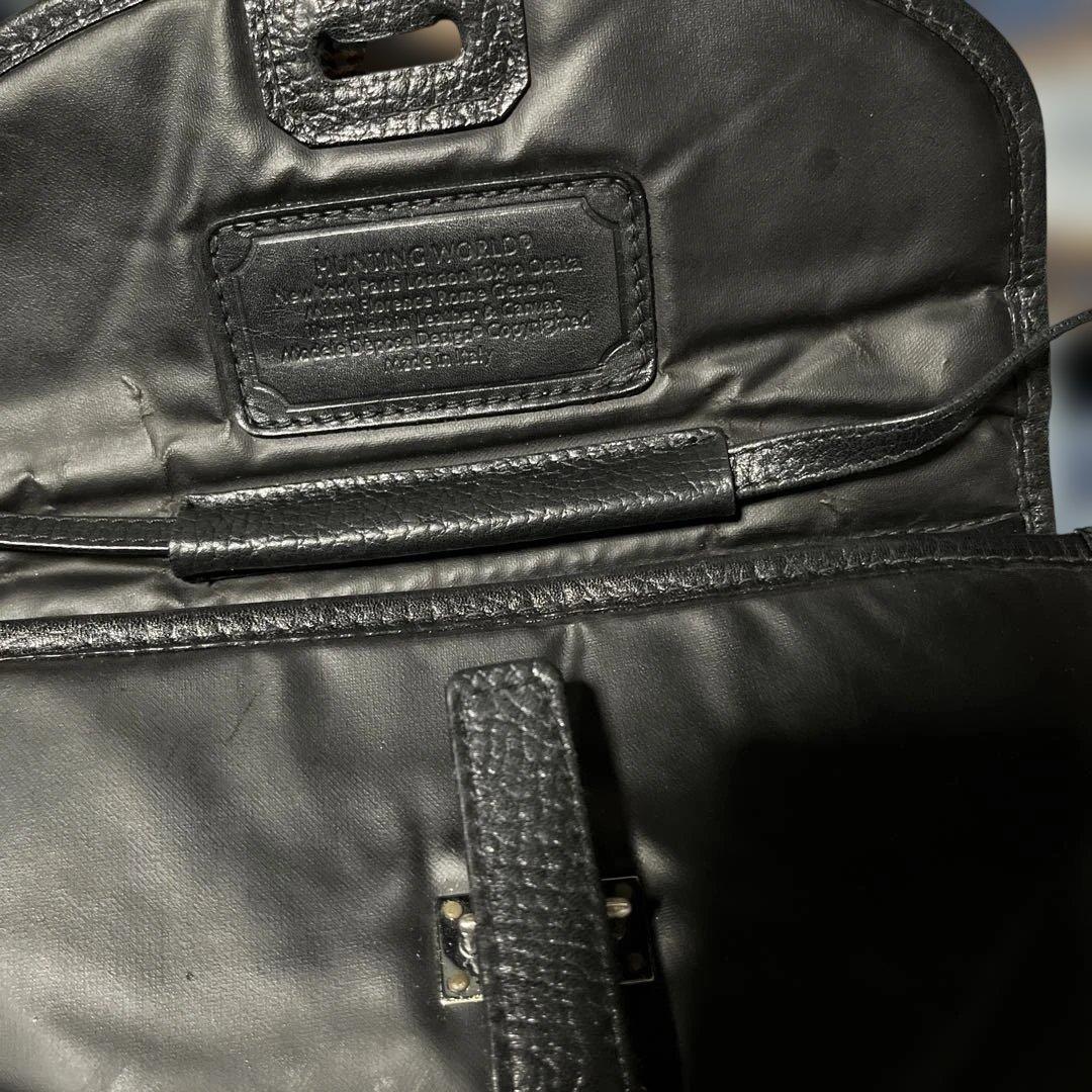 ハンティングワールド　デニムトートバッグとブラックバッグセット