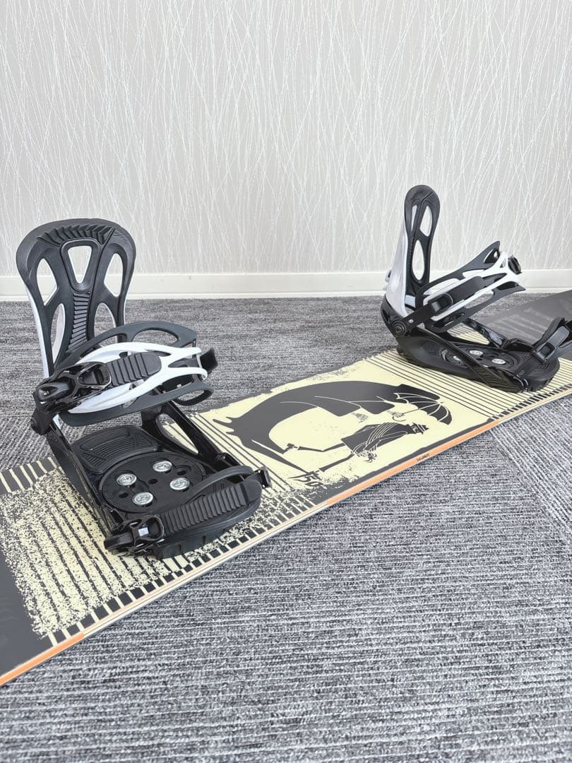 11美品❗️超豪華❗️サロモン メンズスノーボードセット★スノボ150cm+ビン付