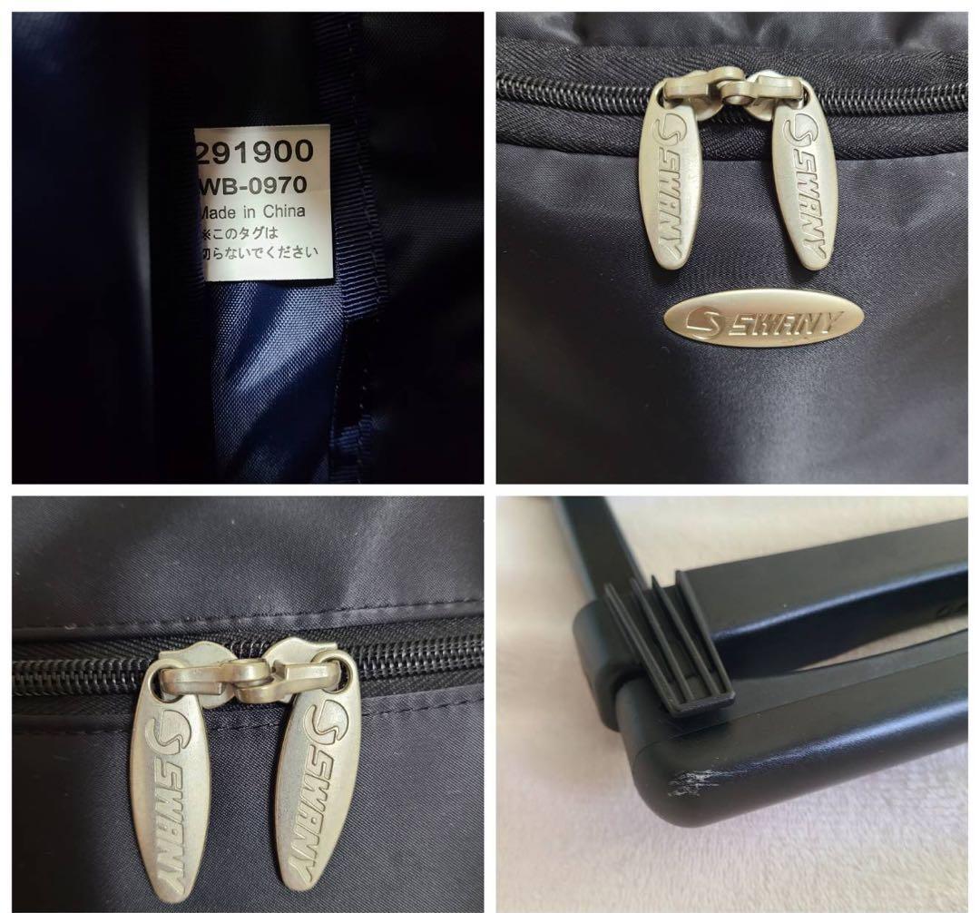 【SWANY】スワニー キャリーバック ウォーキングバッグ ブラック