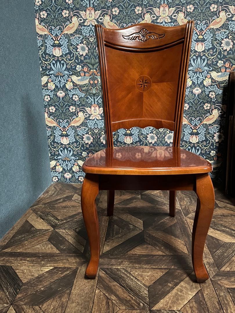 ダイニングチェア 椅子 猫脚 インテリア アンティーク 木製 ビンテージ