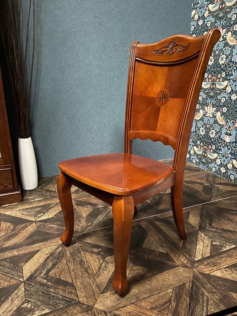 ダイニングチェア 椅子 猫脚 インテリア アンティーク 木製 ビンテージ