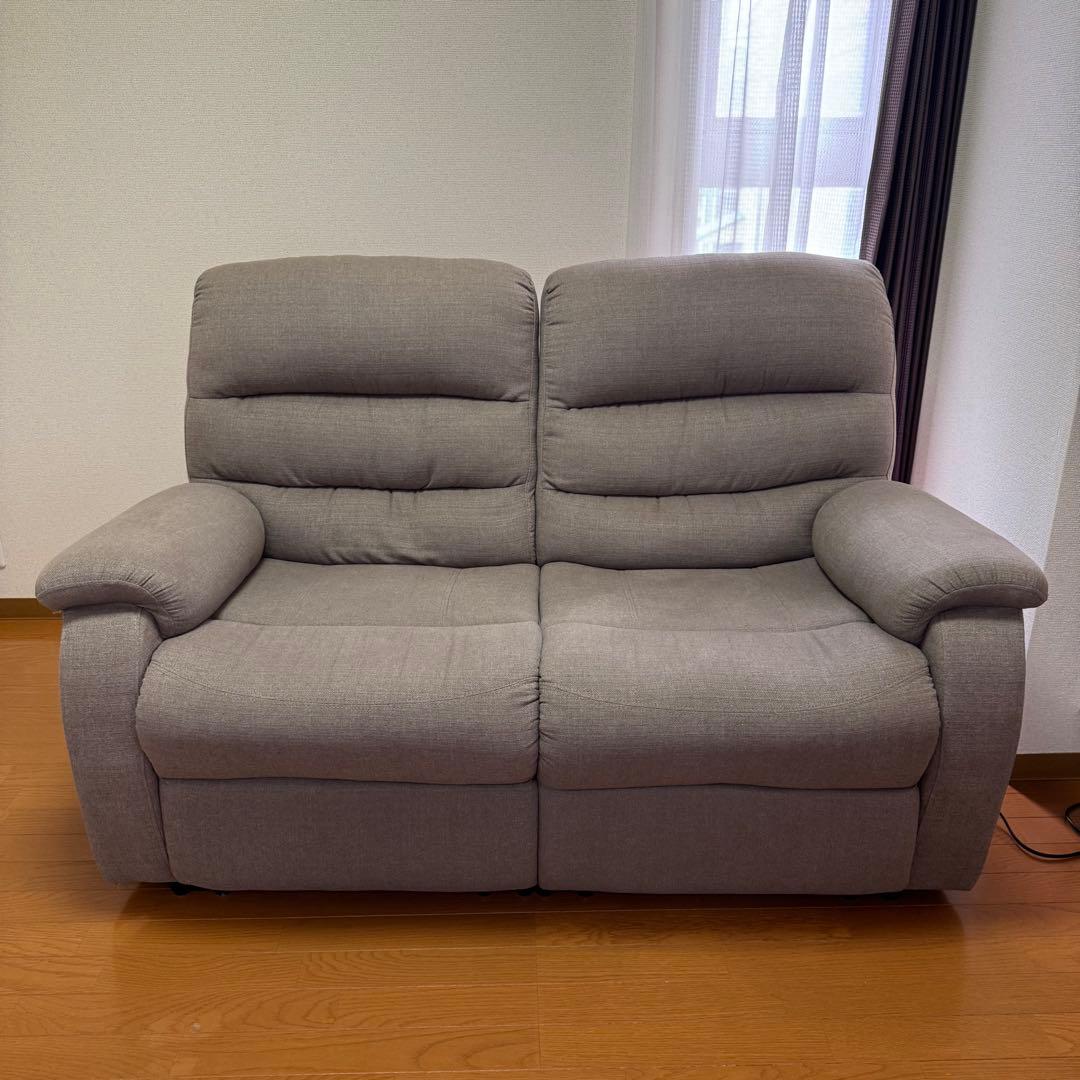 電動リクライニングソファ　2人掛け　ニトリ