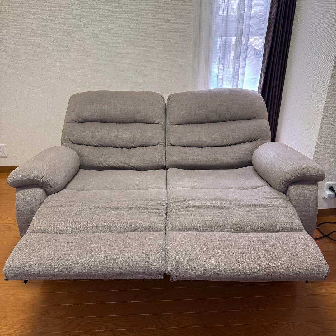 電動リクライニングソファ　2人掛け　ニトリ