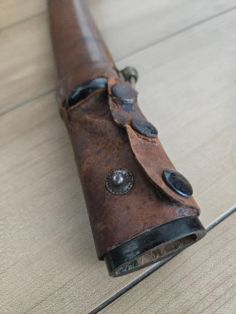 実物　日本陸軍将校用　野戦軍刀拵え(刀身なし/木製つなぎあり)