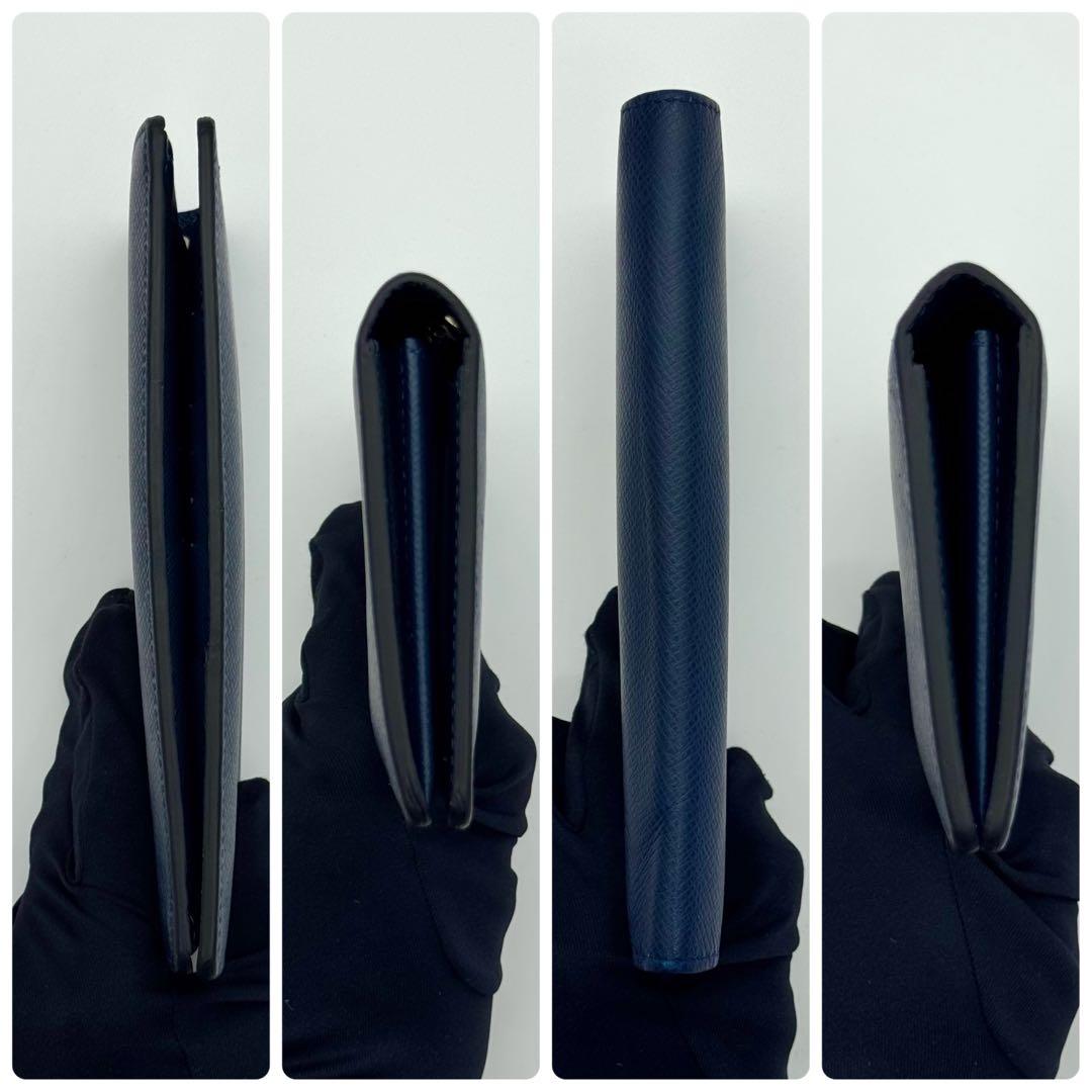 ヴィトン ポルトフォイユ ブラザ タイガ ネイビー