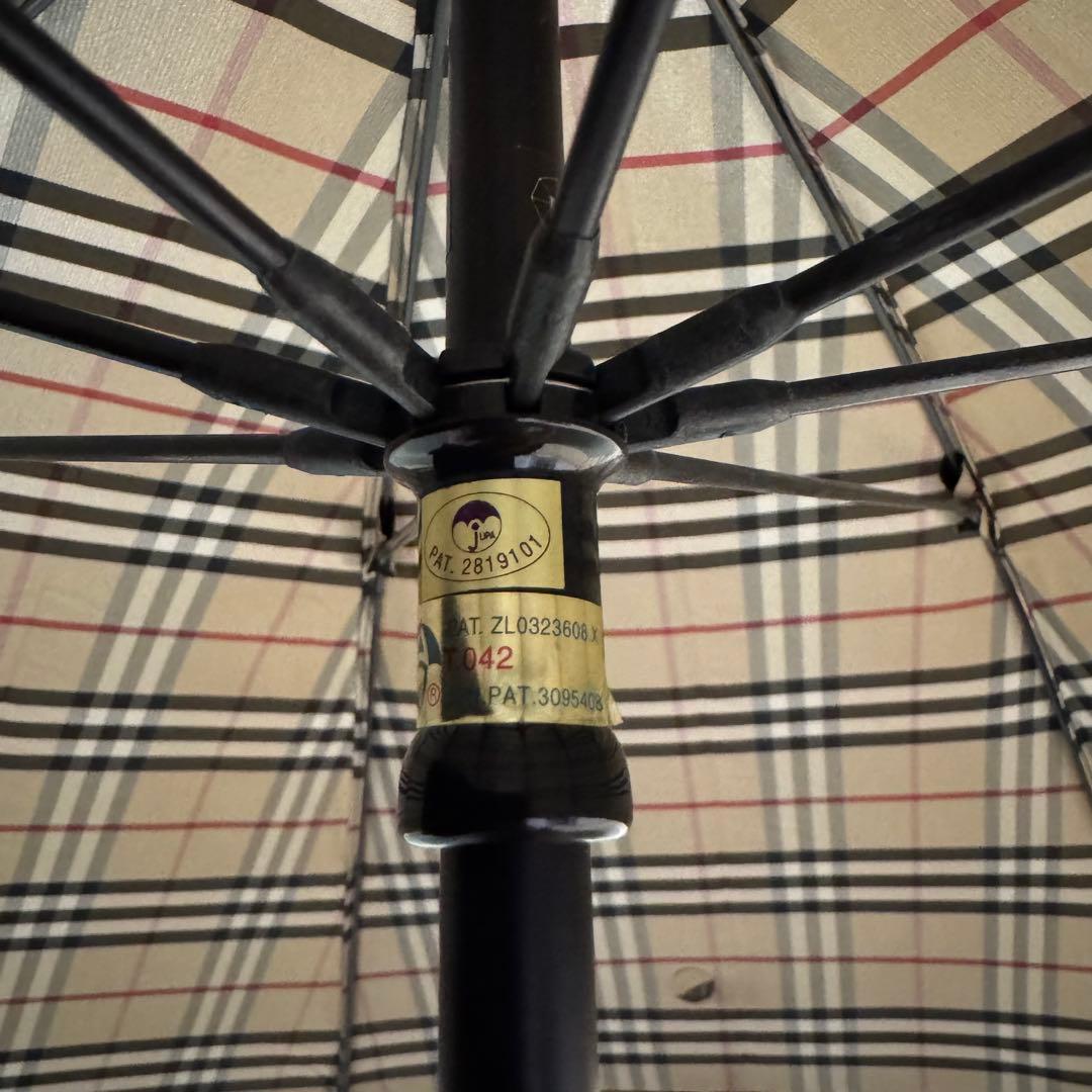 BURBERRY 65cm 未使用 傘 チェック柄