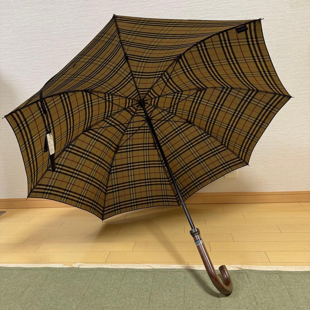BURBERRY 65cm 未使用 傘 チェック柄