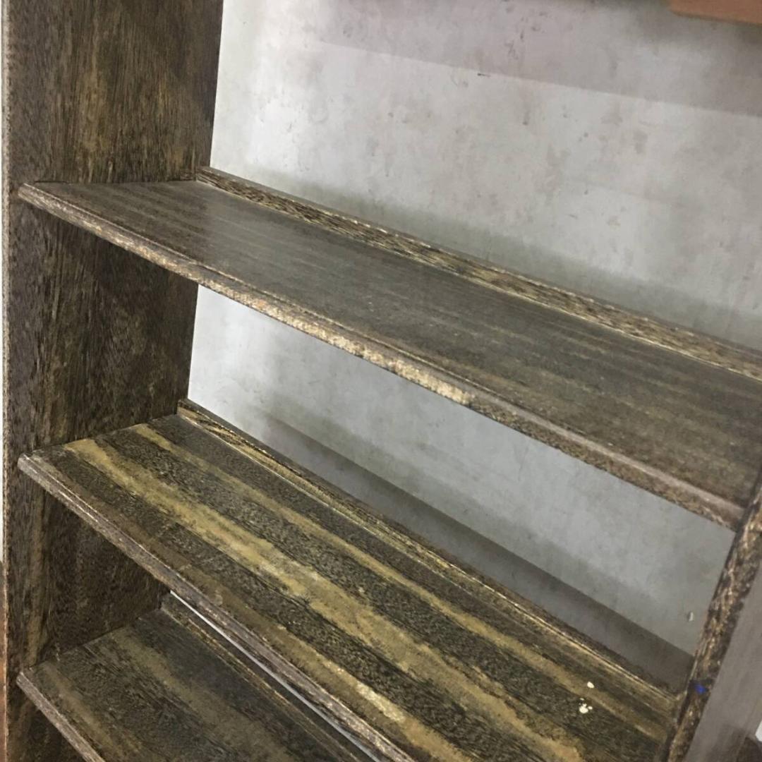 ヴィンテージ家具 くさびの本棚 5段 高さ約115㎝ 古道具 古家具