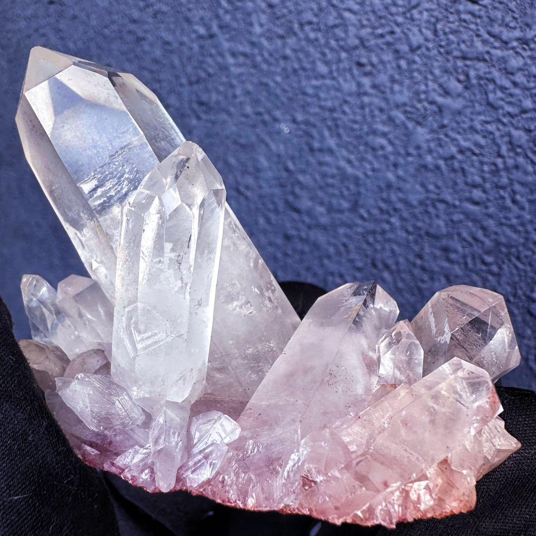 爆アレ❗️オーラ皮膜☆レインボー☆可愛い♡超綺麗ヒマラヤクラスター天然石A1525