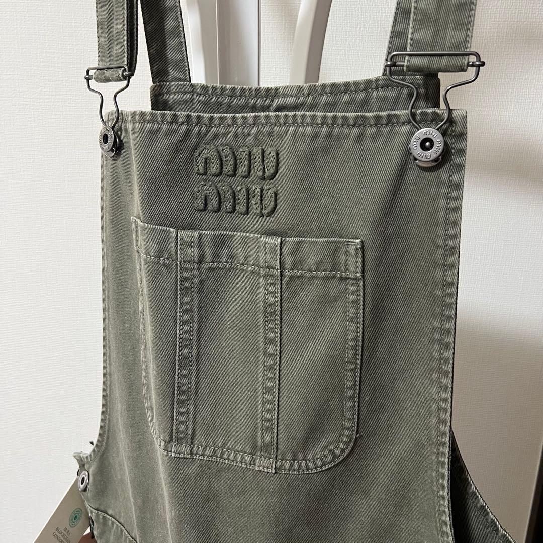 Miu Miu オールインワン サロペット レディースオリーブ 新品未使用