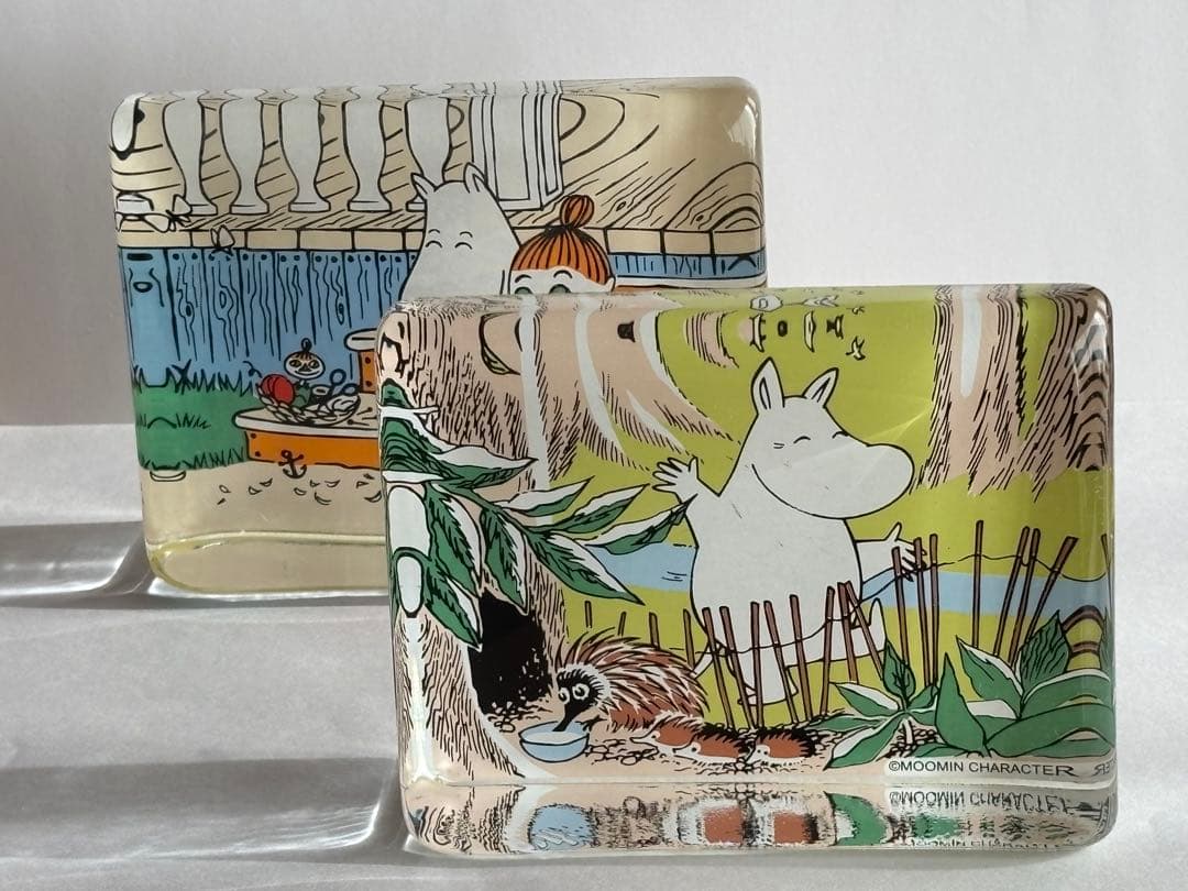 ムーミンママ，ムーミン　ガラスカード