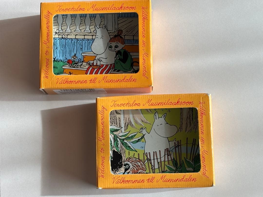 ムーミンママ，ムーミン　ガラスカード