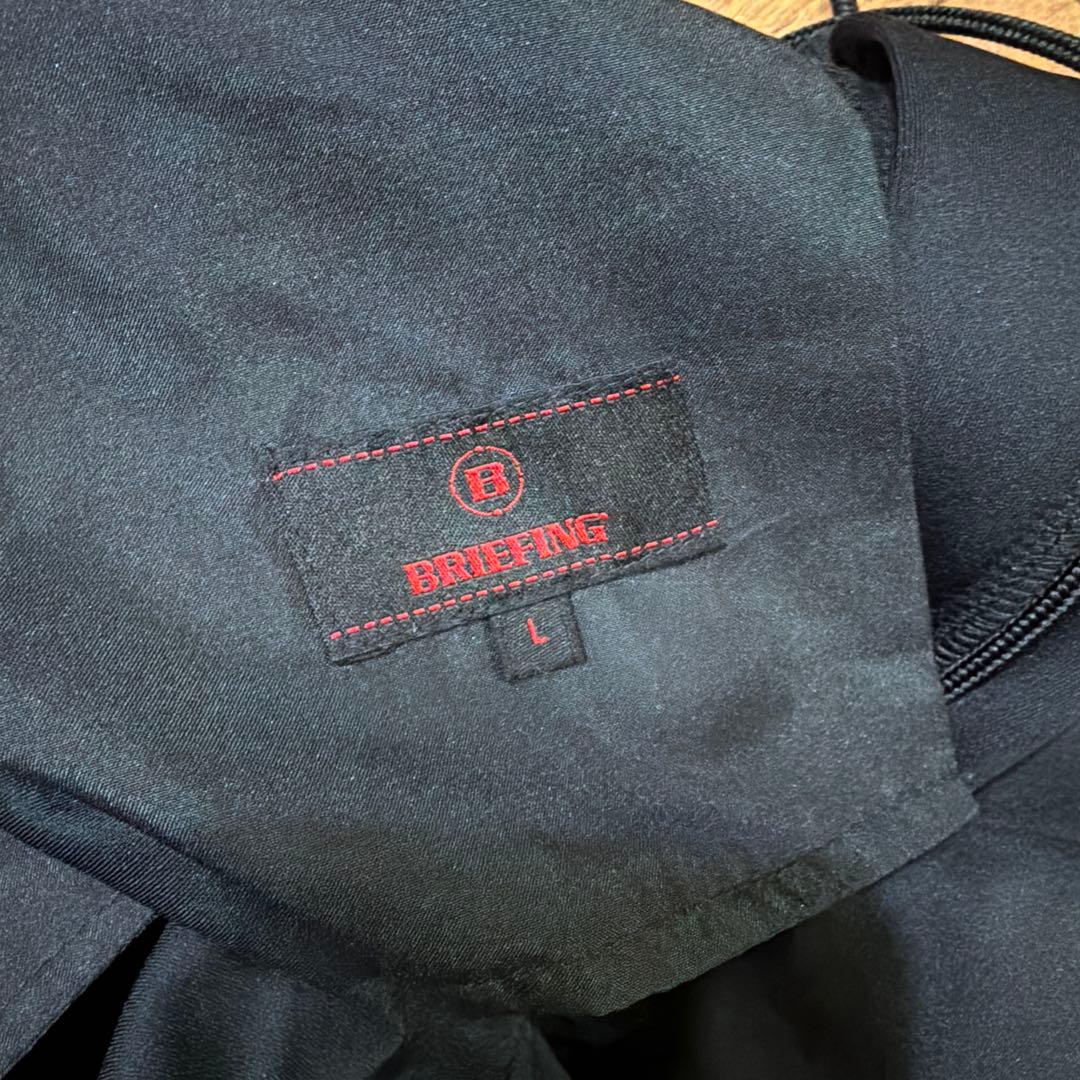 美品ブリーフィング　BRIEFING GOLF スリムジョガーパンツ 黒 L
