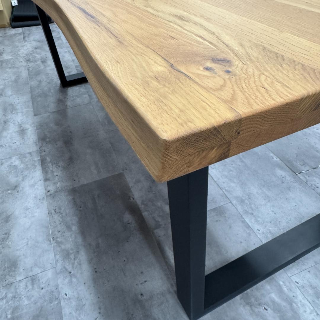 大阪市引取 オーク材 一枚板 無垢 天然木 幅180 ダイニング パソコン 学習