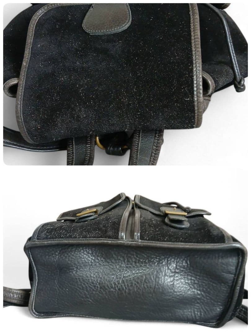 COACH オールドコーチ レザーリュック 黒 0517 ヴィンテージ