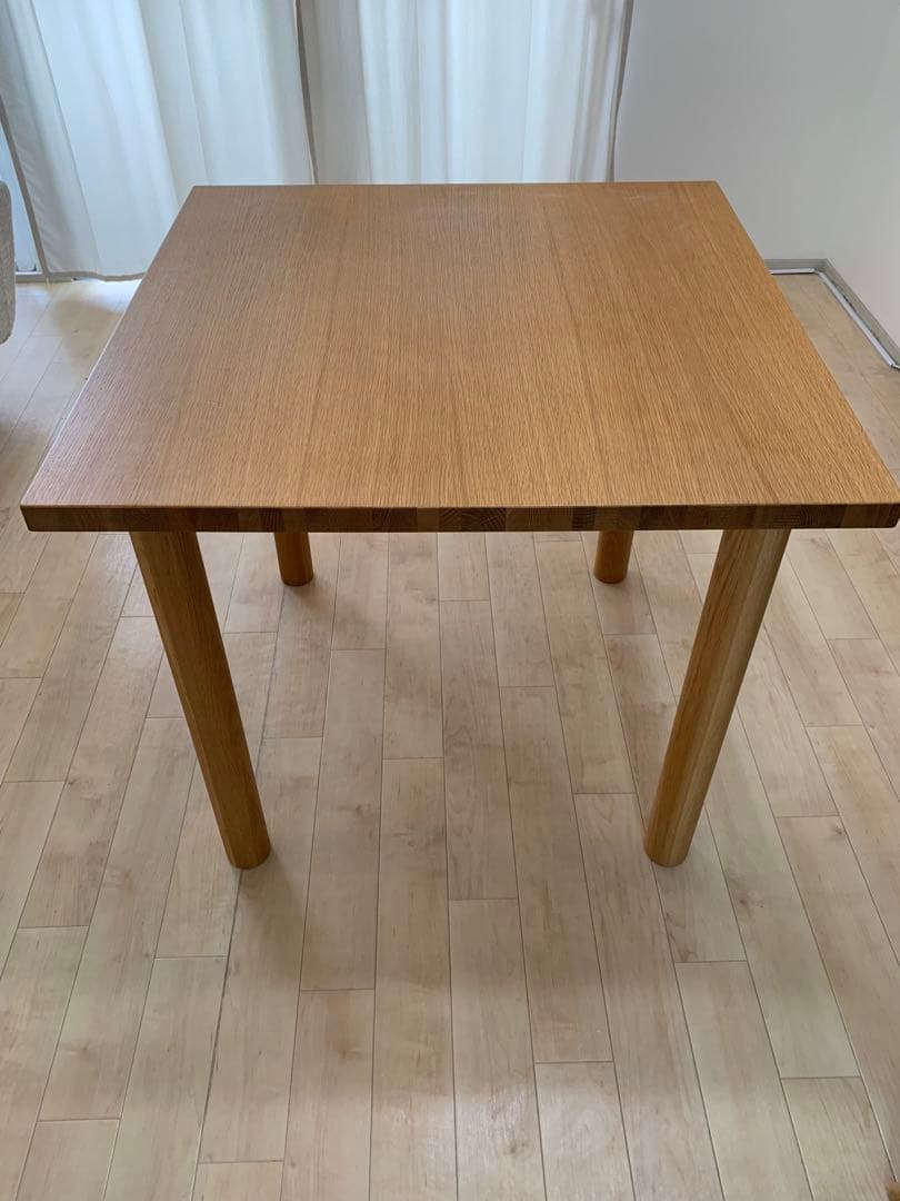 無印良品　木製テーブルダイニングこたつ　80cm×80cm