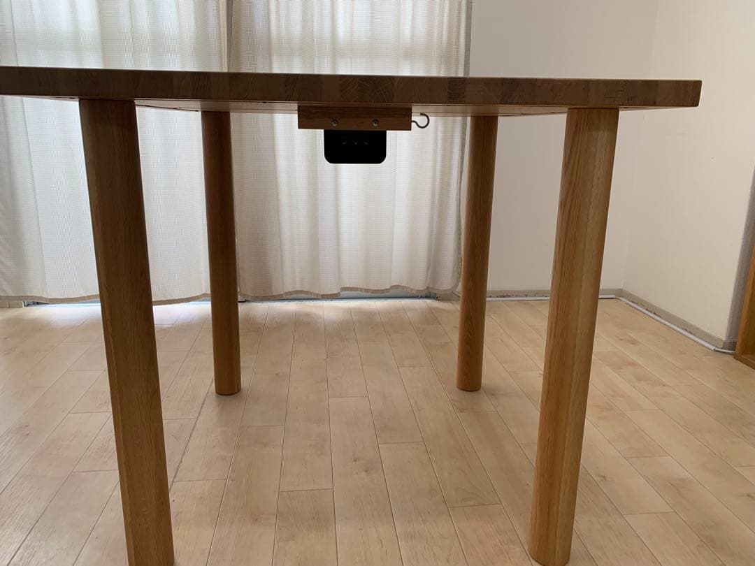 無印良品　木製テーブルダイニングこたつ　80cm×80cm