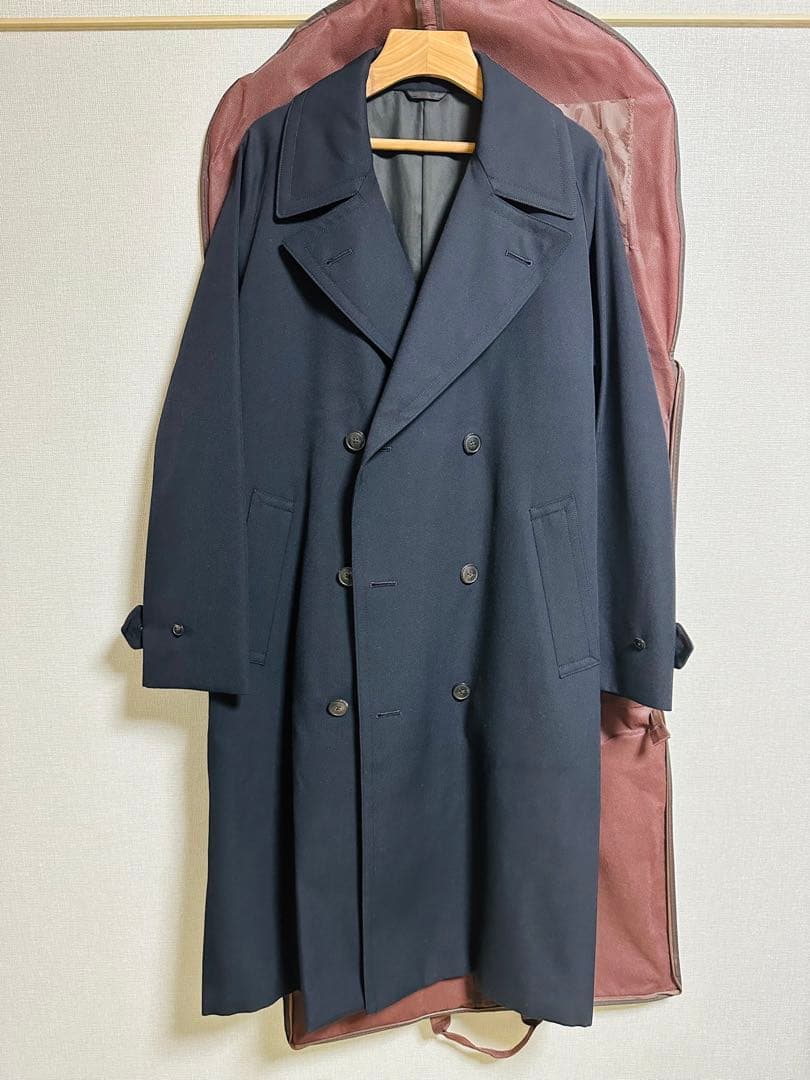 未使用❗️日本製高級ラインユナイテッドアローズLサイズチェスターコート黒ウール生地