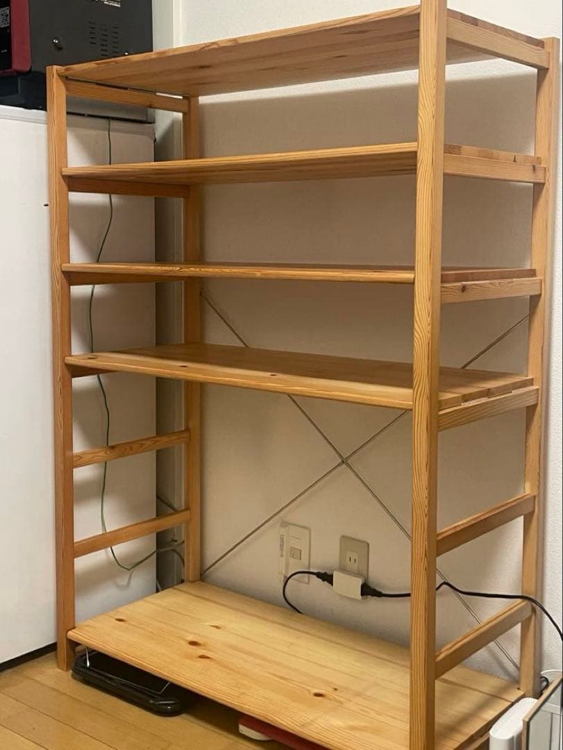 無印良品　パイン材ユニットシェルフ　８６ｃｍ幅・中