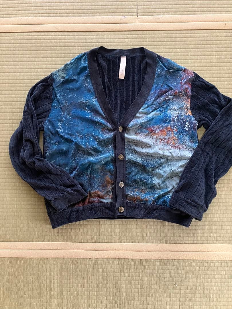 トップス shinyakozuka massive silk scarf cardigan