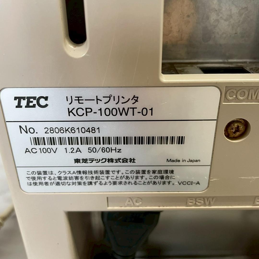 TEC リモートプリンタ 操作パネル KBDKCP-100 など A0497