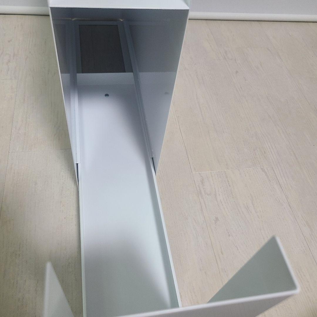 【人気】tower タワー　隠せる調味料ラック 白　コンロ横