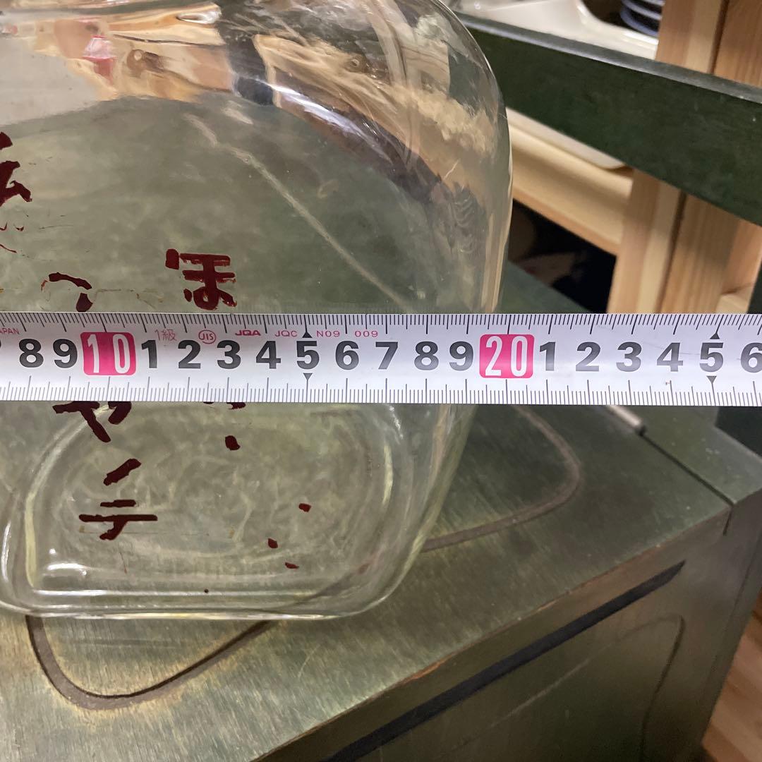 昭和古ガラス瓶　駄菓子屋さんのお菓子入れ　昭和初期使用されたガラス容器