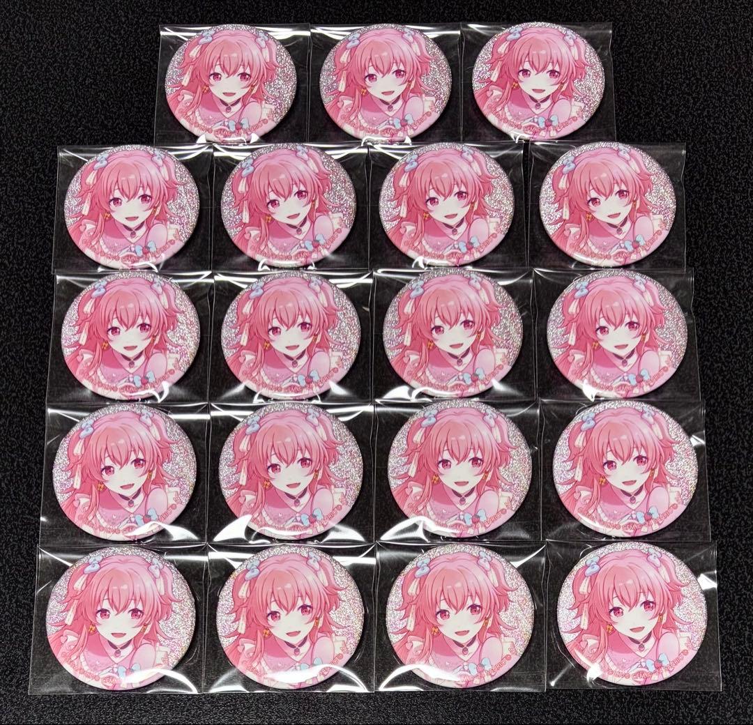 プロセカ サンリオコラボ グリッター缶バッジ グリ缶 桃井愛莉 マイメロ