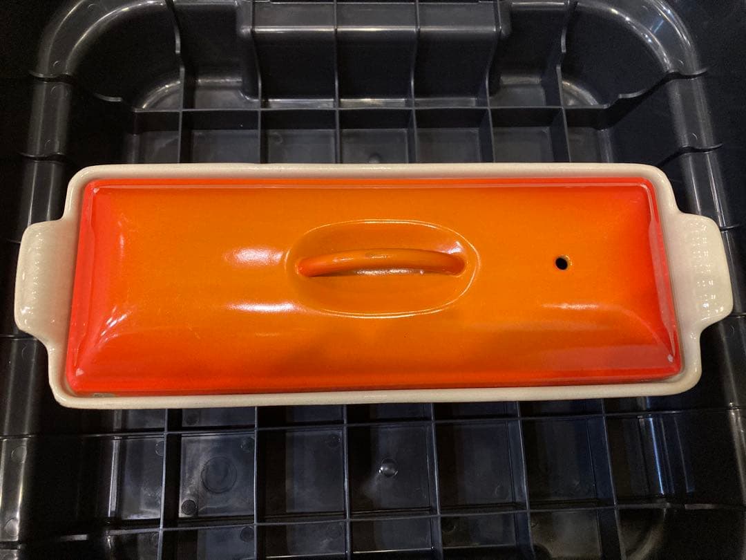 LE CREUSET テリーヌ型 28cm オレンジ レクタ