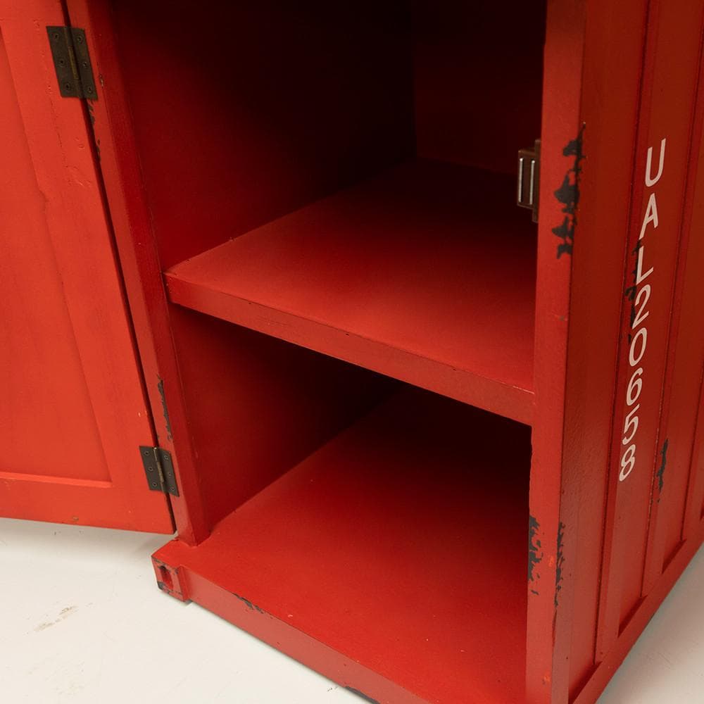 SC SB　収納ボックス　レッド