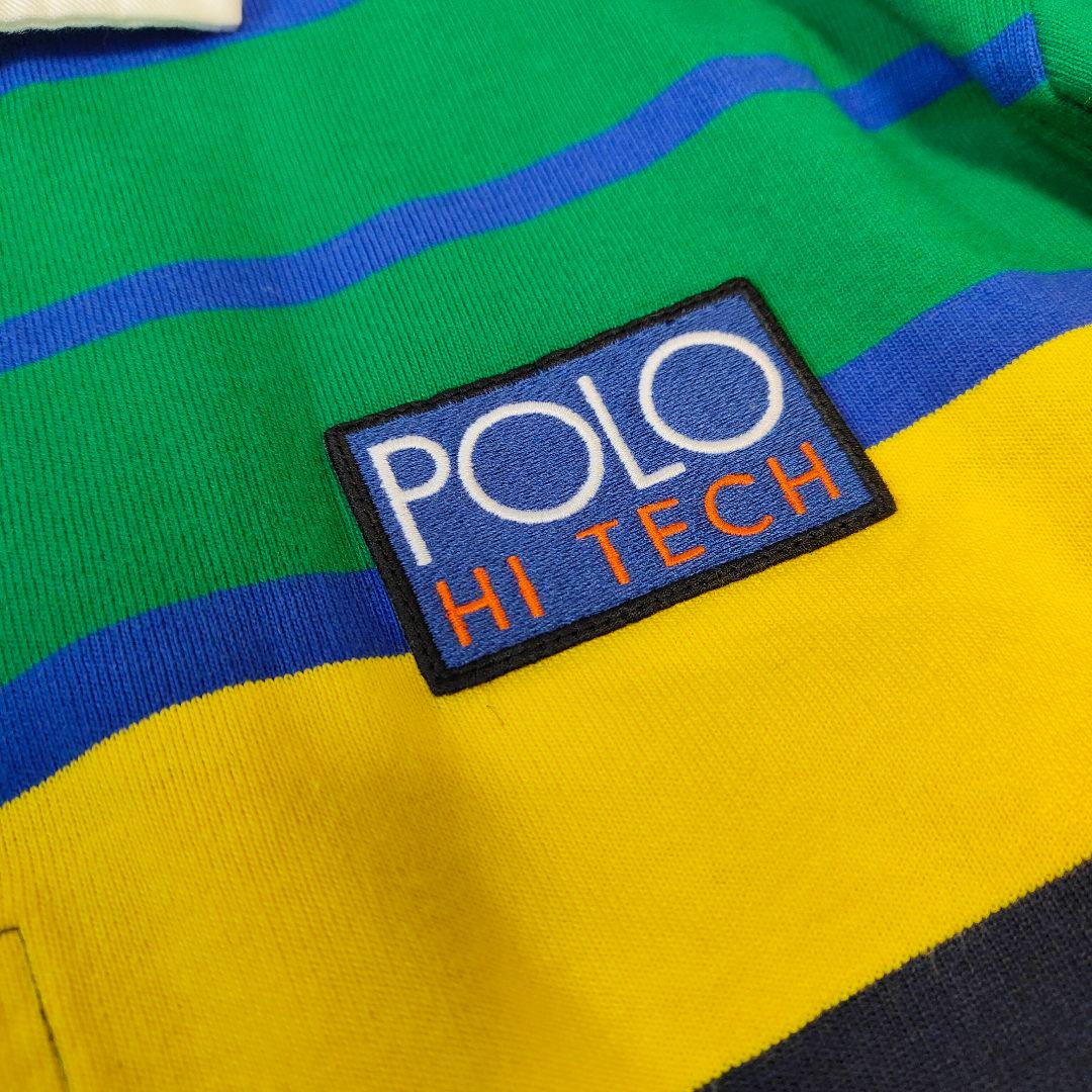 未使用級 XL　ポロラルフローレン　ラグビー ジャージ　特大　マルチボーダー