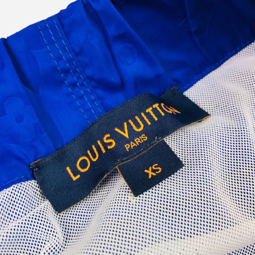 美品★ルイヴィトン・モノグラム総柄 3Dポケット付 スイムパンツ(XS)