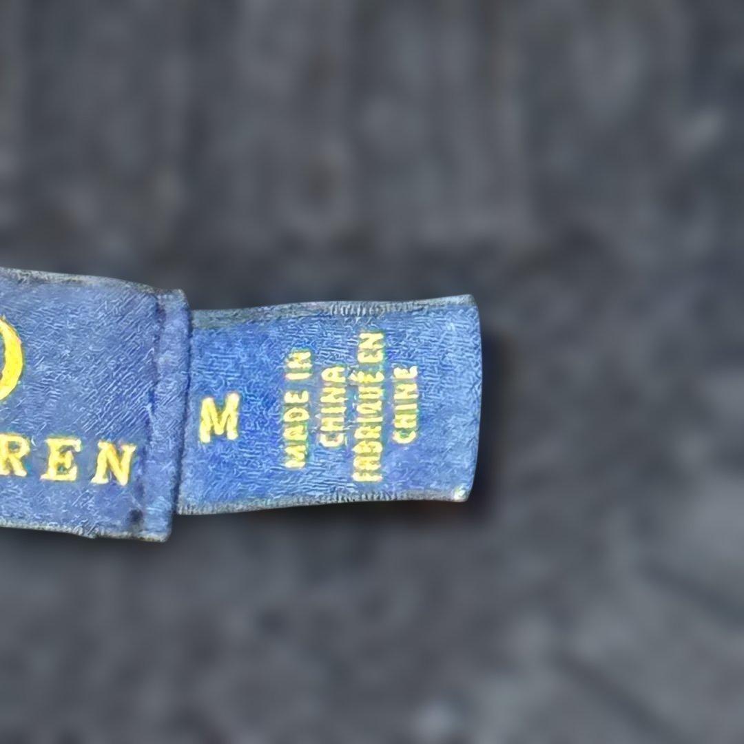 POLO RALPH LAUREN ポロベア 刺繍 コットン リネン混 M