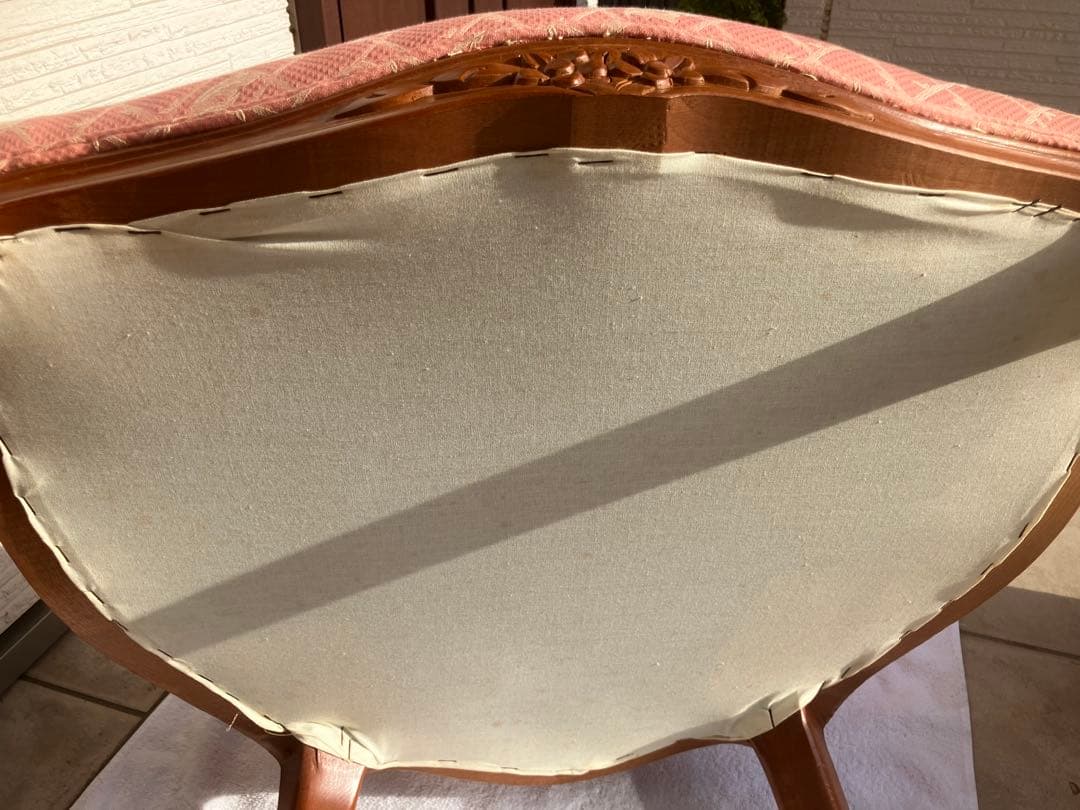 ◉アンティーク調 木製 肘付きチェア アームチェア クラシック 洋風　1脚