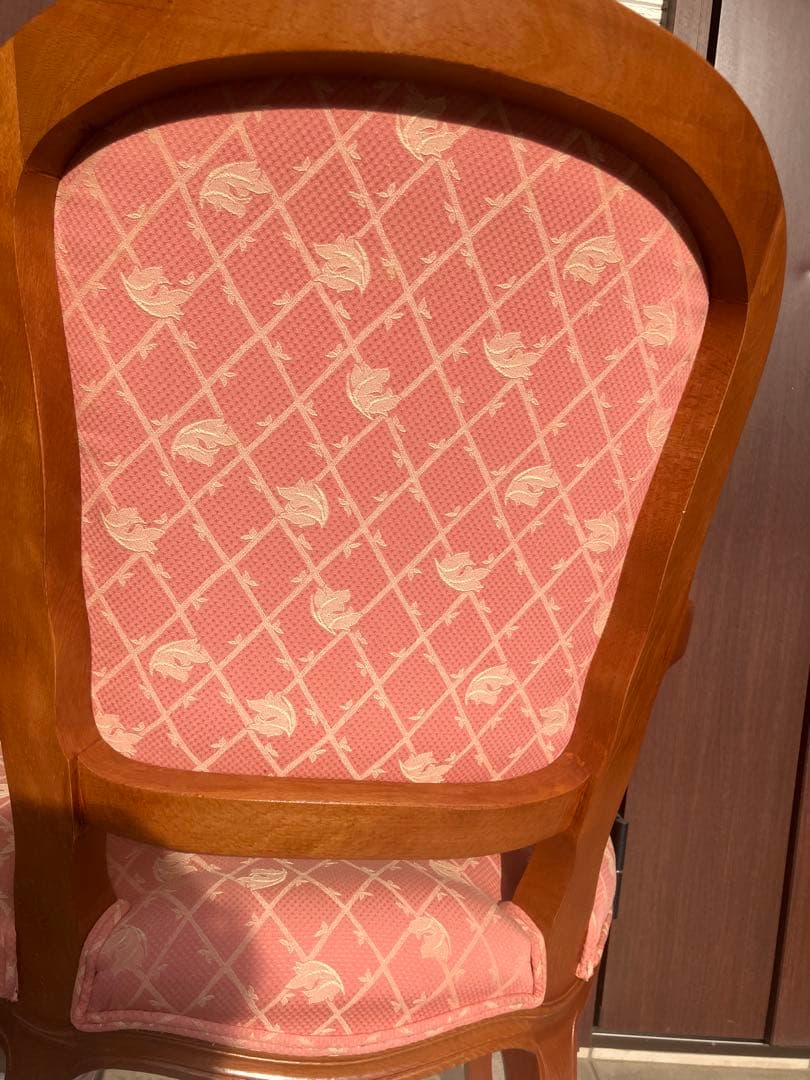 ◉アンティーク調 木製 肘付きチェア アームチェア クラシック 洋風　1脚