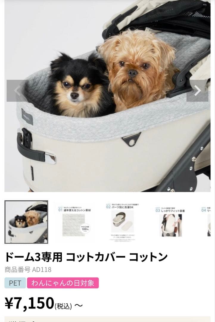 期間限定値下げ　AIRBUGGY DOME3 レギュラー　➕【別売付属品付】