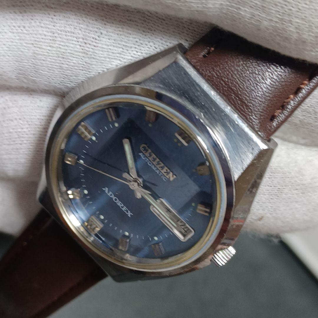 CITIZEN アドレックス 自動巻き カットガラス