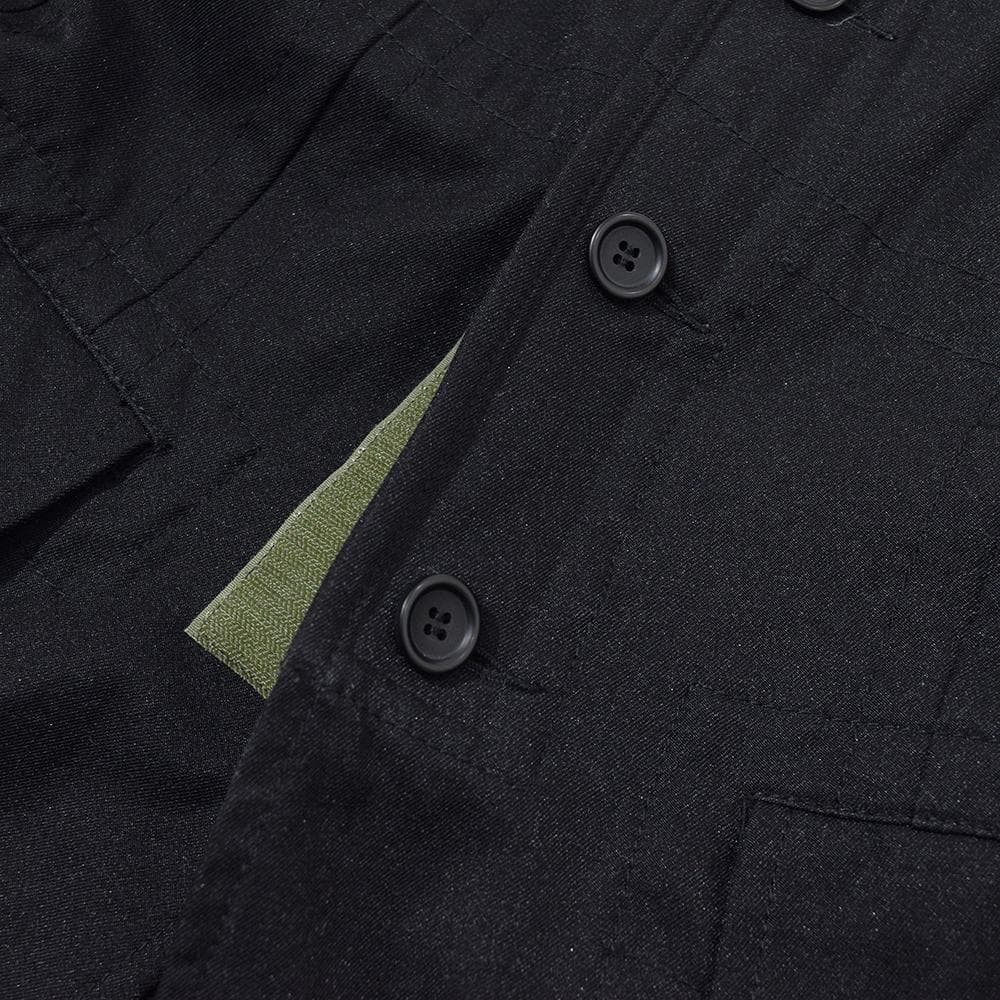 archive ブラックコムデギャルソン ポリ縮絨 ベルクロ ジャケット M 黒