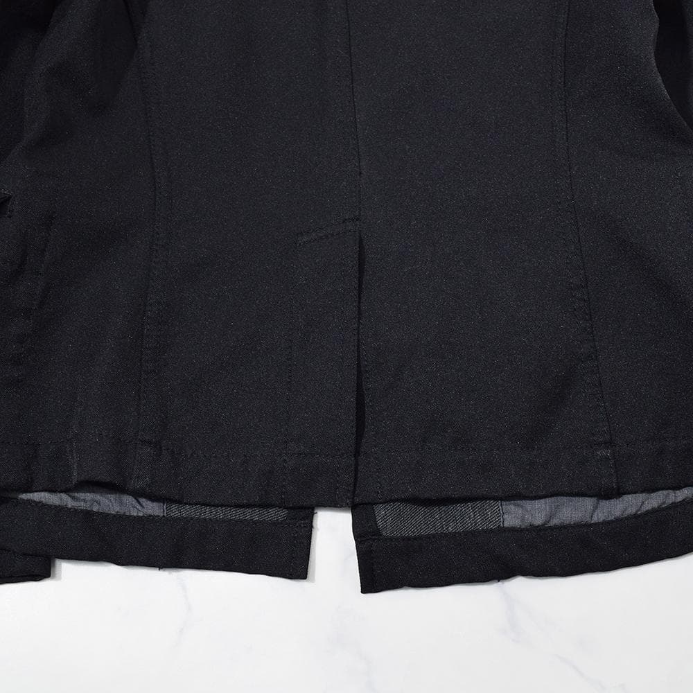 archive ブラックコムデギャルソン ポリ縮絨 ベルクロ ジャケット M 黒