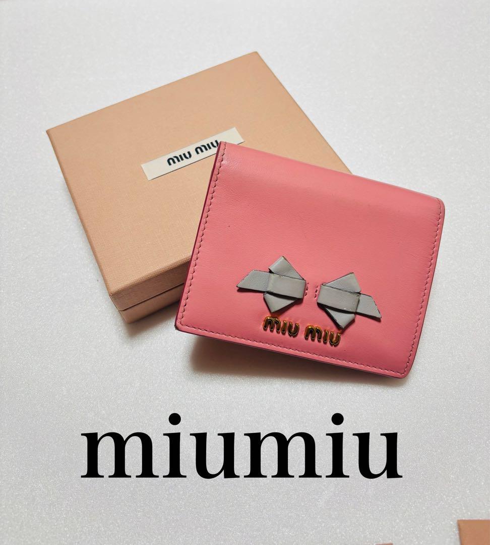 【miumiu ミュウミュウ】折りたたみ財布