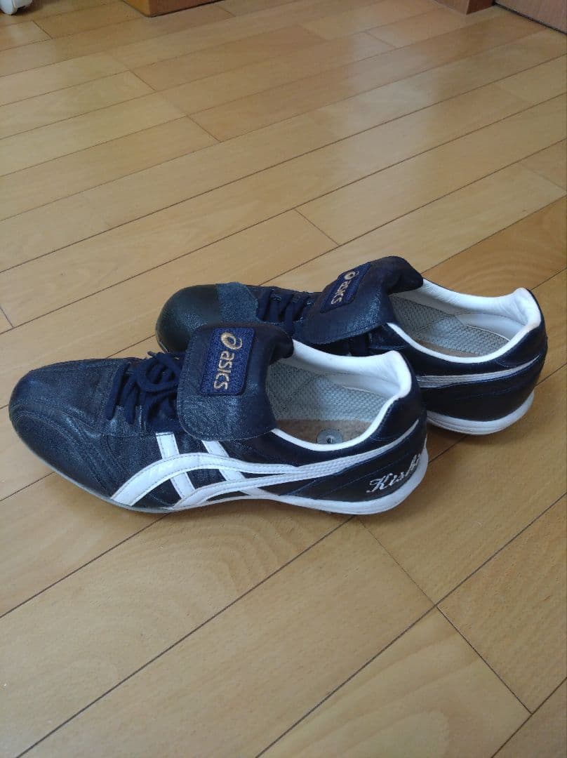 オリックス　岸田 護 実使用　スパイク 26.5cm ネイビー　♯18