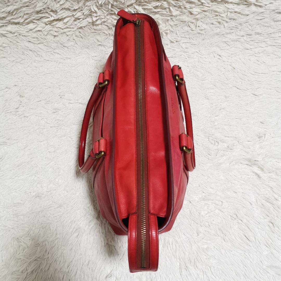 COACH トートバック ロゴ刻印 ゴールド金具 レザー