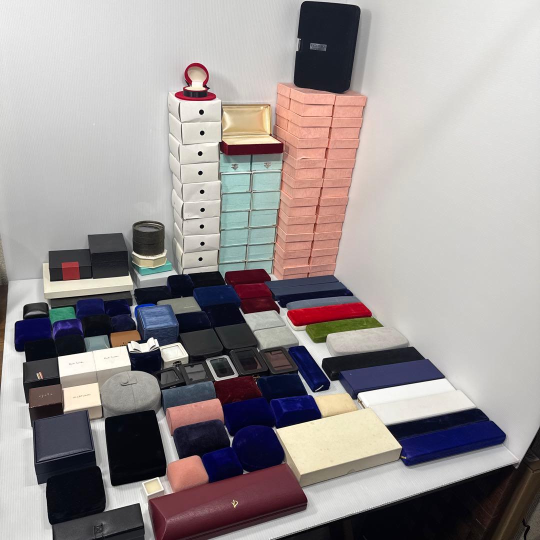 値下済 超大量148点 ジュエリーケース アクセサリーケース 他 空箱 まとめ